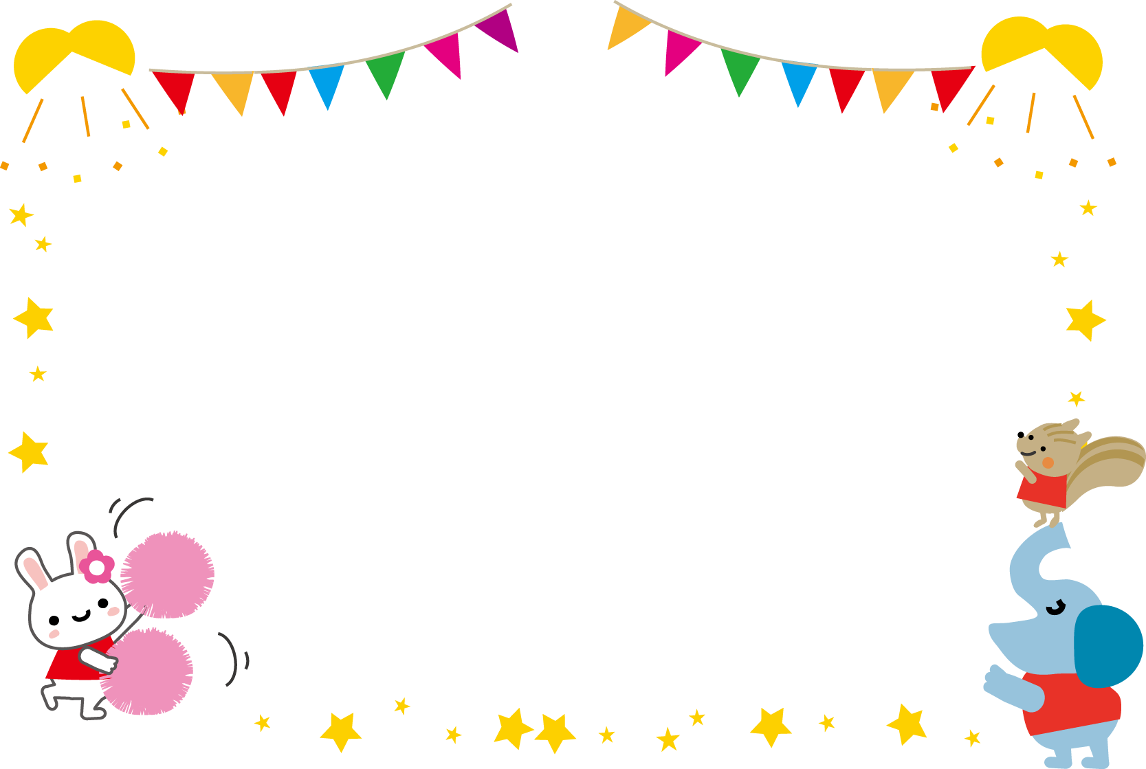 かわいいディズニー画像 ベスト50 保育園 枠 イラスト 無料
