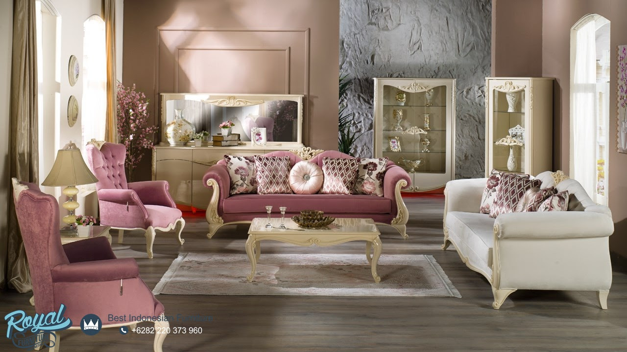 Sofa Ruang Tamu Cantik  Mewah Terbaru Lavinia Royal 