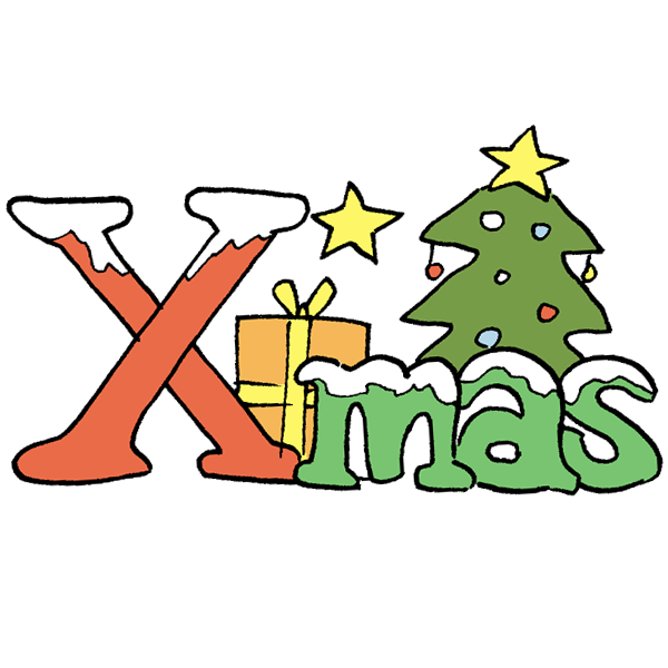 フレッシュ Merry Christmas ロゴ サマロンデ