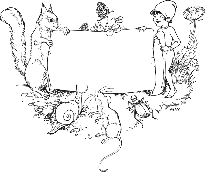 Childrens Name Plate Drawing