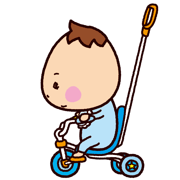トップ100三輪車 イラスト 簡単 かわいい動物画像