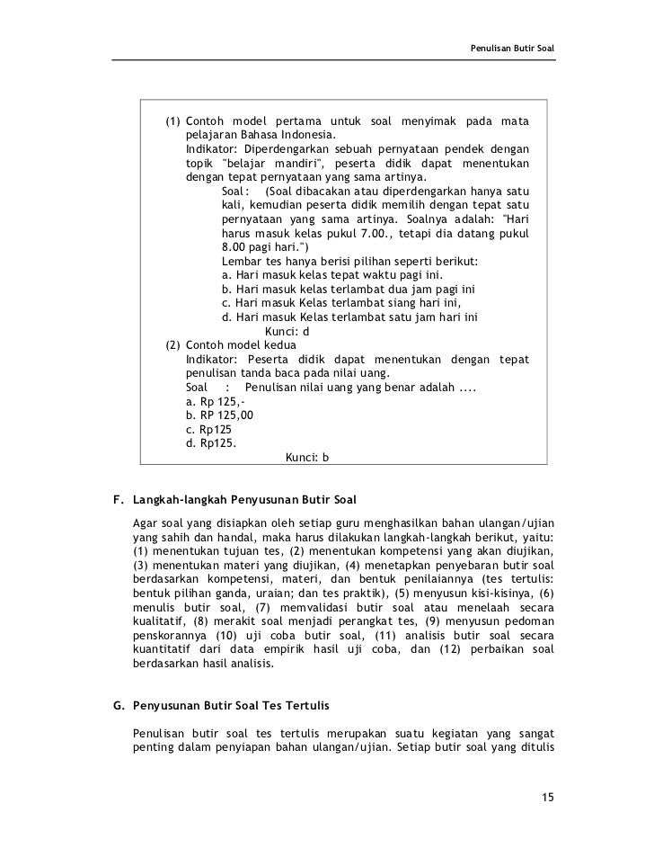 Contoh Soal Pilihan Ganda Kalimat Fakta Dan Opini - Contoh 193