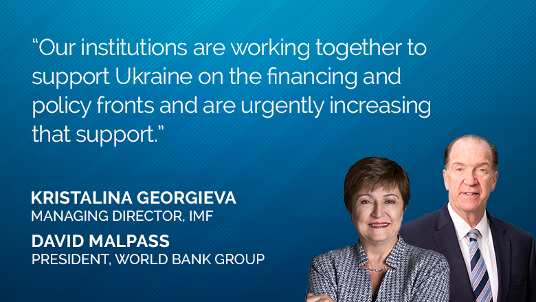 IMF-World Bank Group Statement on the War in Ukraine