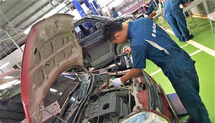 Kapasitas Oli Mesin  Mobil Suzuki  Ertiga Seputar Mesin 