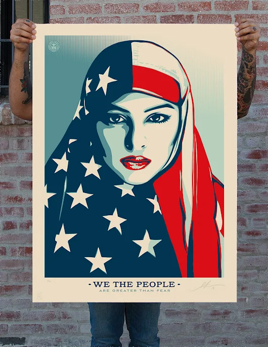 WE THE PEOPLE: PUBLIC ART FOR THE INAUGURATION AND BEYOND - Obey Giant