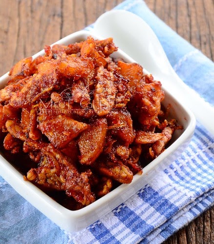 SAMBAL KERING TEMPE, KENTANG DAN IKAN BILIS