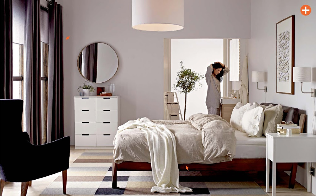 The 2015 ikea catalogue shows you how to make it work! Ikea 2015 Catalog World Exclusive