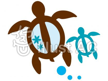 Hd限定亀 イラスト ハワイ 無料イラスト集