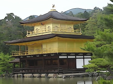 動物画像のすべて 最高修学 旅行 金閣 イラスト