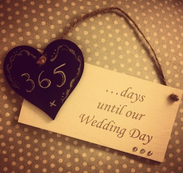 365 Days Until Wedding