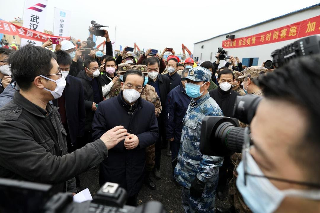 猪肉价格2019年12月份同比飙涨97%。 图片来源：TPG/ZUMA PRESS