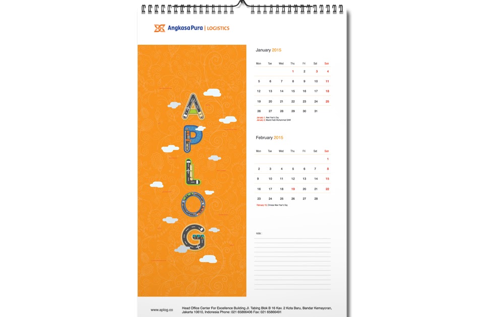 60 Konsep Desain  Kalender  Dinding 2 Bulanan  Desain  Kalender 