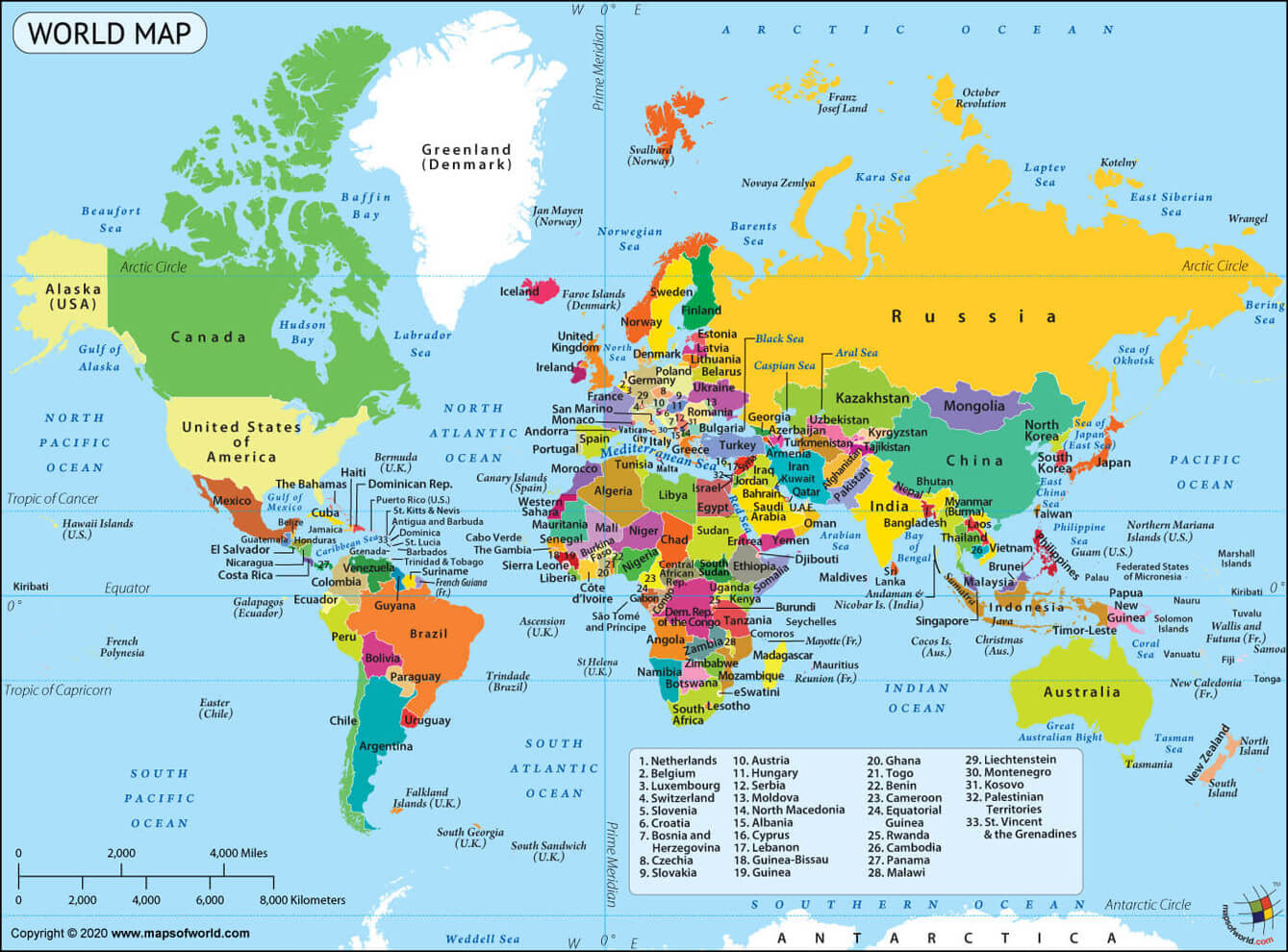 Map The World Usa Map Guide 2016