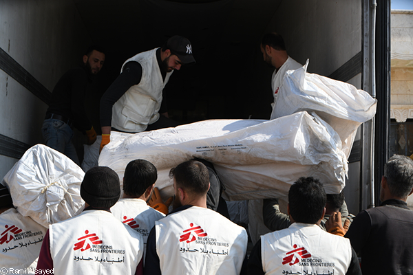 Convoy de ayuda de MSF en Siria