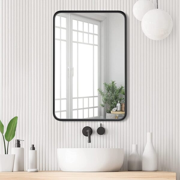This fabulous champagne color frame has a nice classy look. 51 Bathroom Mirrors To Complete Your Stylish Vanity Setup