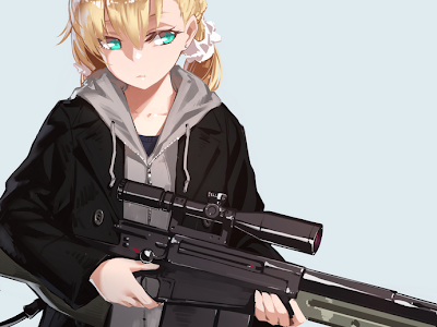 【人気ダウンロード！】 女の子 ポーズ かっこいい 銃 イラスト 764932