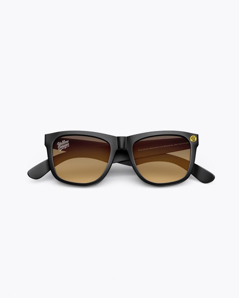 Download Sunglasses Mockup - Front view | Mockup Kaos Putih