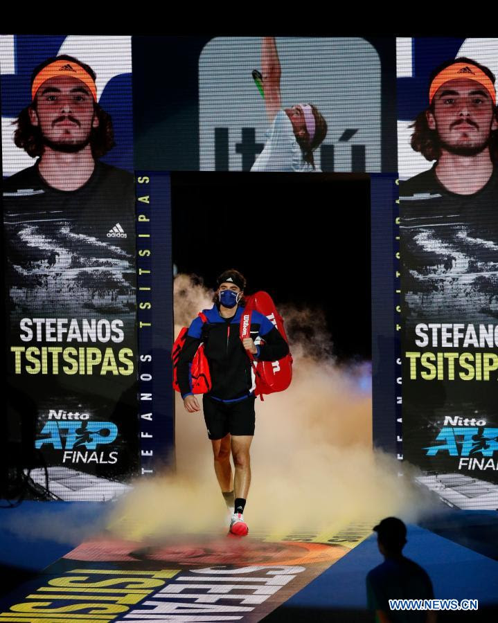 Enter any two player's names in the search boxes at the top of this page for h2h tennis stats. Atp Finals Nadal Vs Tsitsipas Xinhua English News Cn