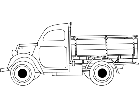printable truck coloring pages  bilscreen