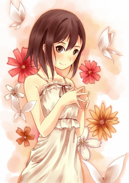 無料イラスト画像 最高の持つ 女の子 花束 女の子 イラスト
