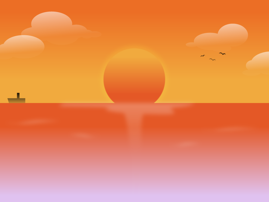 トップ100夕焼け 海 イラスト ただのディズニー画像