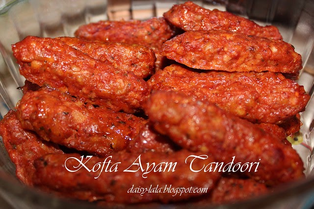 Daisy-lala: Kofta Ayam Tandoori