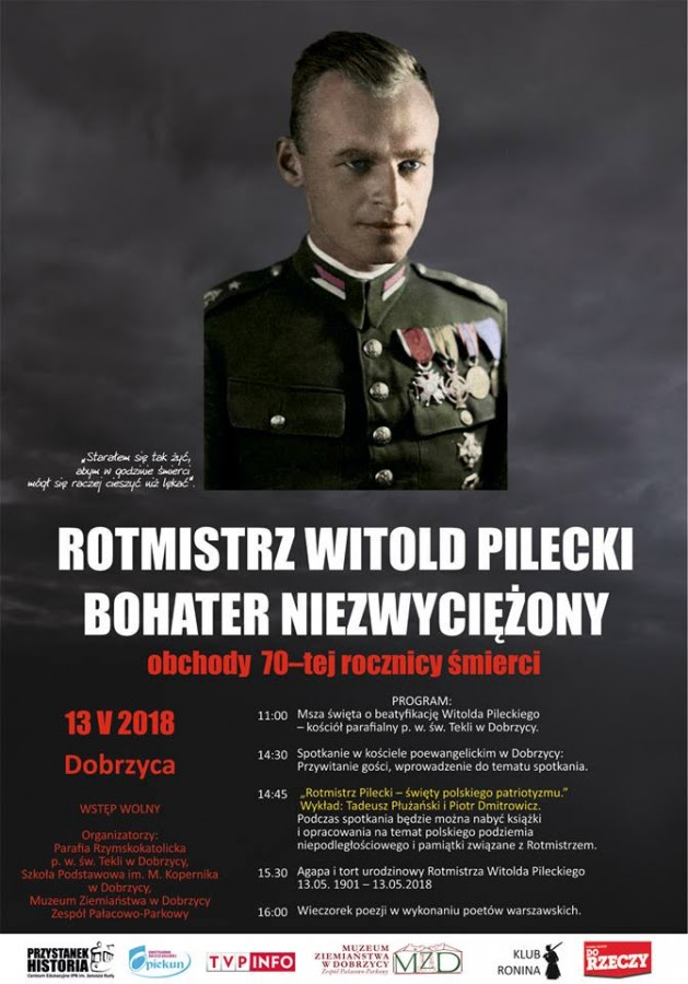 'the auschwitz volunteer,' by witold pilecki. Rotmistrz Pilecki W Dobrzycy Irena Kuczynska