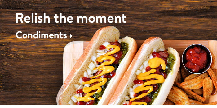 Relish the moment: Condiments