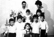 Eli Cohen, his wife Nadia and his family.