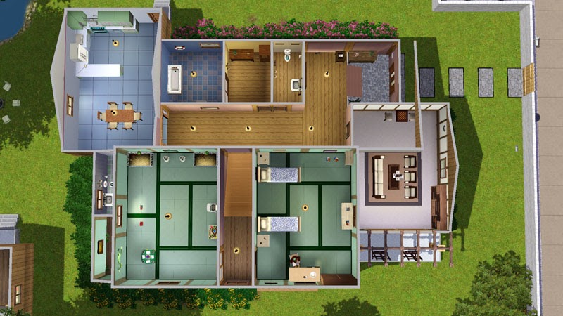 Gambar Desain  Rumah  The Sims  Yang Bagus Druckerzubehr 77 