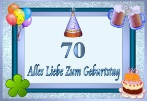 Die passenden geburtstagskarten sind wichtig für gelungene glückwünsche. 70 Geburtstag