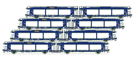 Ls models 30702 autotransportwagen ta260 less grau stva dc. B Touax Laaers 437 1 328 376 402 409 Autotransportwagen Set Blau Touax Rail Ep Vi Ls32152