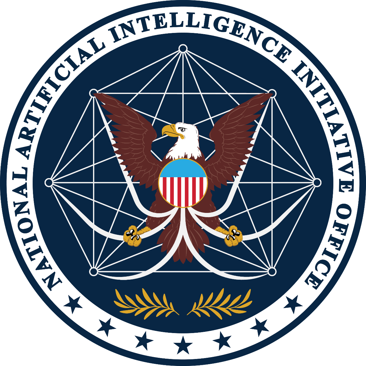 Logo and seal of the National Dept of Artificial Intelligence .