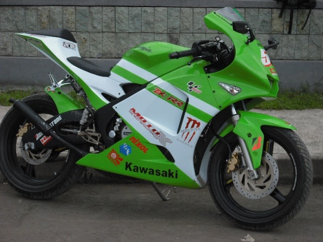 Tampilan Keren Gambar Modifikasi Ninja 150rr  Inspirasi Modif