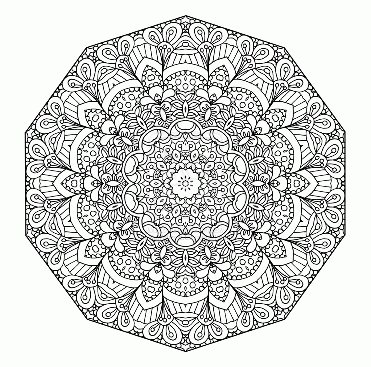 30.09 kb, 1600 x 1600. Free Intricate Coloring Pages Free Printable Download Free Intricate Coloring Pages Free Printable Png Images Free Cliparts On Clipart Library