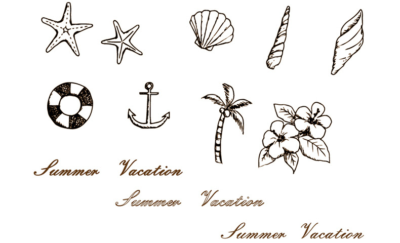ベストセレクション 海 イラスト 手書き Free Cute Illustrations Stock Illustration