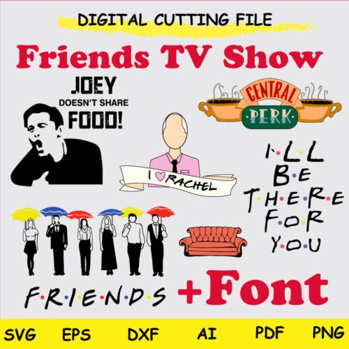 Download 153 Friends Tv Show Svg Files Free Svg Png Eps Dxf File