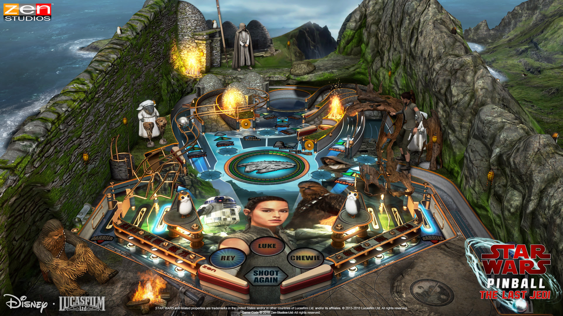 Classic mode, and one lap through just about ever. Star Wars The Last Jedi Pinball Coming To Pinball Fx3 Zen Studios
