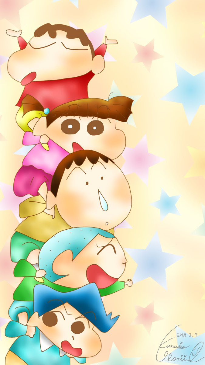 Celromance Iphone クレヨン しんちゃん 壁紙 高 画質