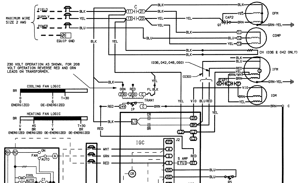 Old Carrier Package Unit Wiring Diagram - Wiring Diagram