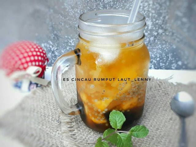 Es Cincau Rumput  Laut by Lenny Setiawan Aneka Resep  