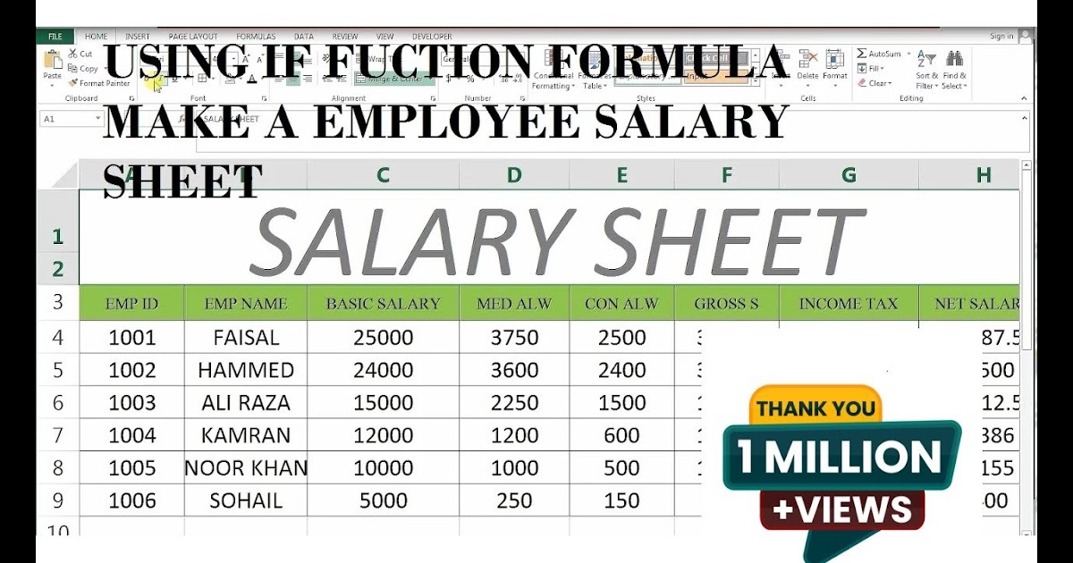 75 pdf SALARY SLIP FORMAT IN EXCEL SHEET WITH FORMULA ...