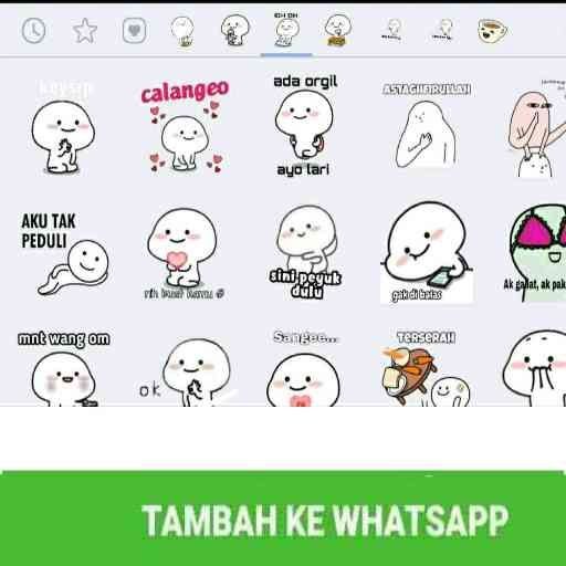  Kumpulan  Stiker  Wa  Lucu Pentol Gambar Ngetrend dan VIRAL