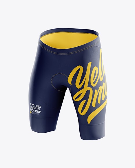 Download Men's Cycling Shorts v3 PSD Mockup Half Side View | PSD ...