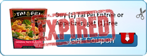 Buy (1) Tai Pei Entree or Appetizer, get (1) free