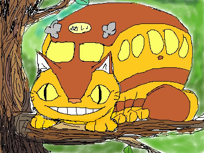 美しい花の画像 驚くばかり猫バス イラスト 書き方