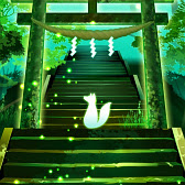 新着狐 神社 イラスト 幻想的 無料イラスト集
