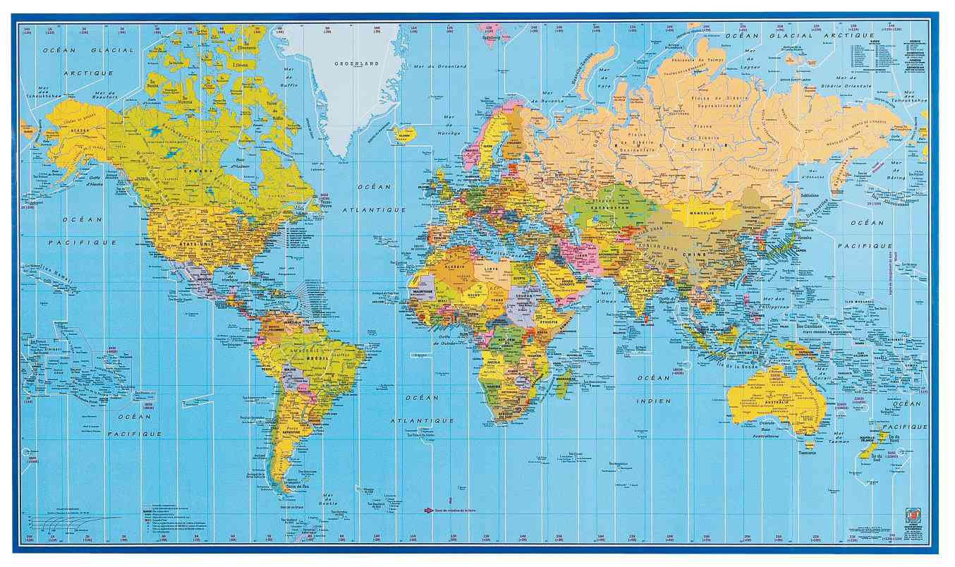 Espacoluzdiamantina 25 Unique Acheter Grande Carte Du Monde