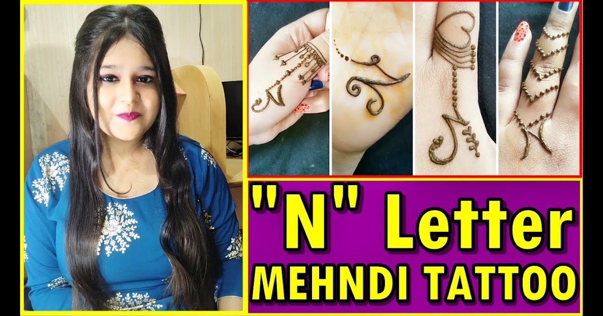 Mehndi Design N Name Tattoo Designs On Hand Simple Mehndi Design