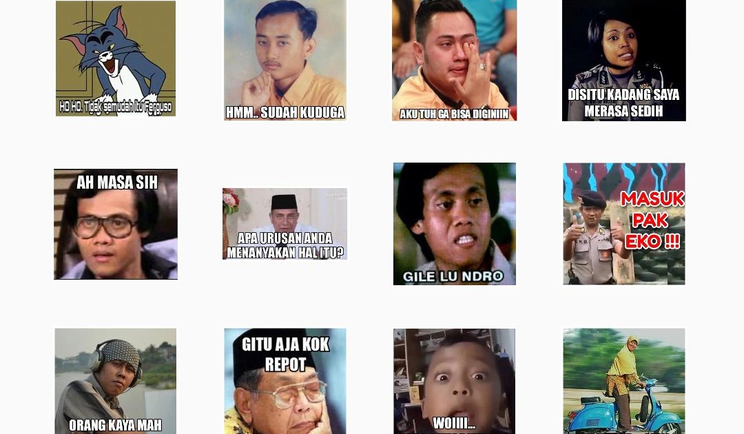 25 Inspirasi Keren  Stiker  Wa  Meme Indonesia Aneka 